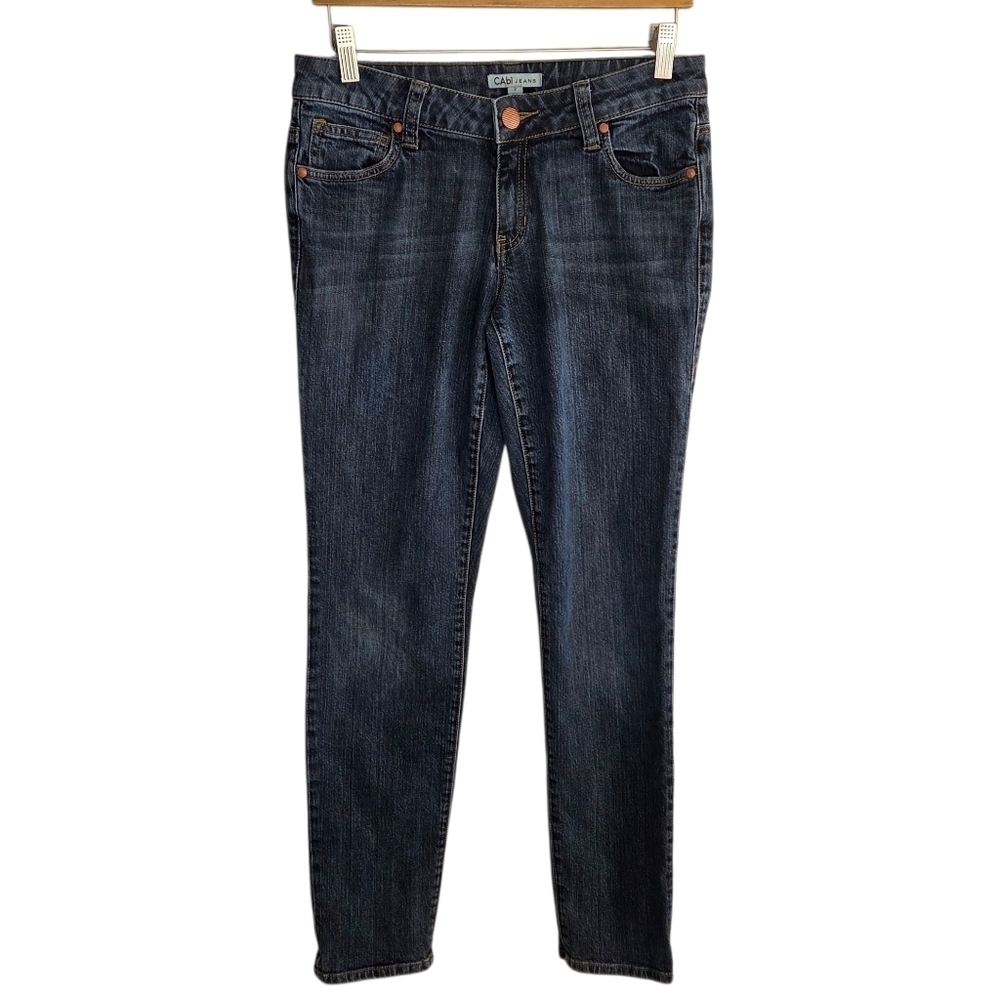 Cabi #964 Bree Dark Wash Skinny Jeans Size 2
